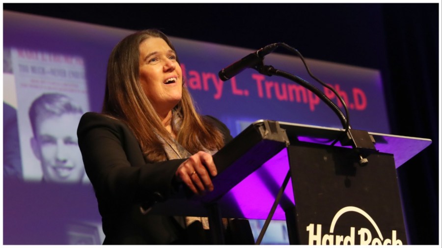 Mary L. Trump speaks during Jim Owles Winter Pride Gala Award Ceremony at Hard Rock Cafe - Times Square on January 20, 2023 in New York City. (Photo by Johnny Nunez/WireImage)