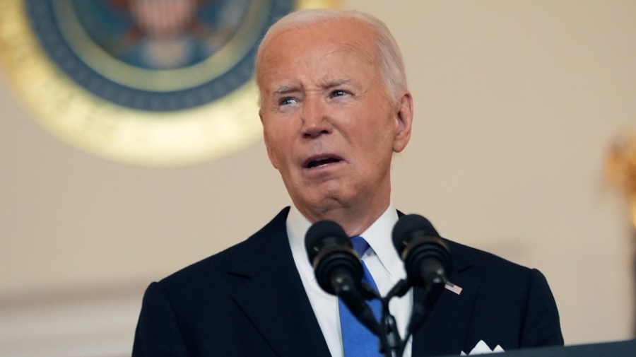 President Biden speaks at the White House.