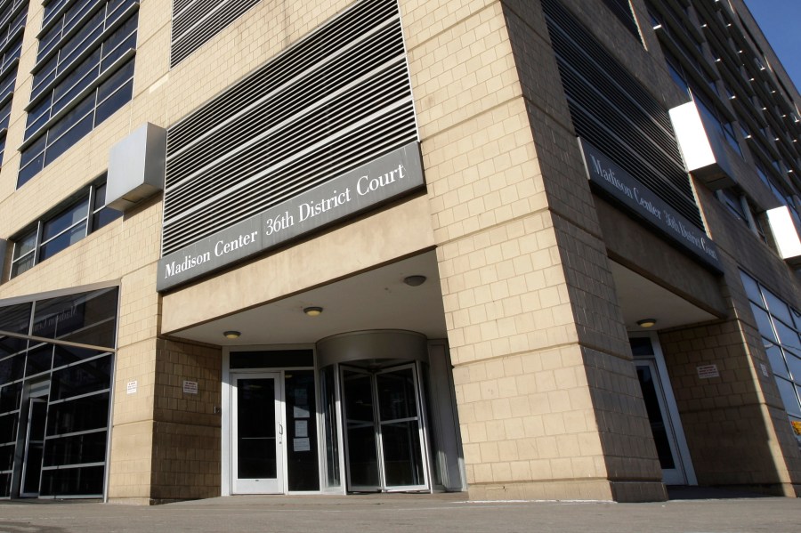 FILE - The 36th District Court building is shown in Detroit, March 19, 2010. (AP Photo/Paul Sancya, File)