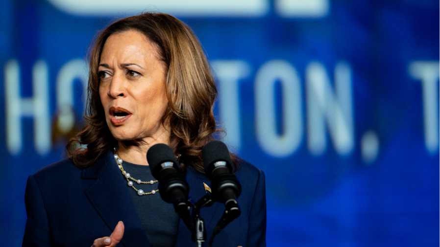 Democratic Presidential candidate, U.S. Vice President Kamala Harris delivers remarks during the Sigma Gamma Rho's 60th International Biennial Boule at the George R. Brown Convention Center on July 31, 2024 in Houston, Texas. Vice President Harris continues campaigning around the country against Republican presidential nominee, former President Donald Trump ahead of the November 5 presidential election. (Photo by Brandon Bell/Getty Images)