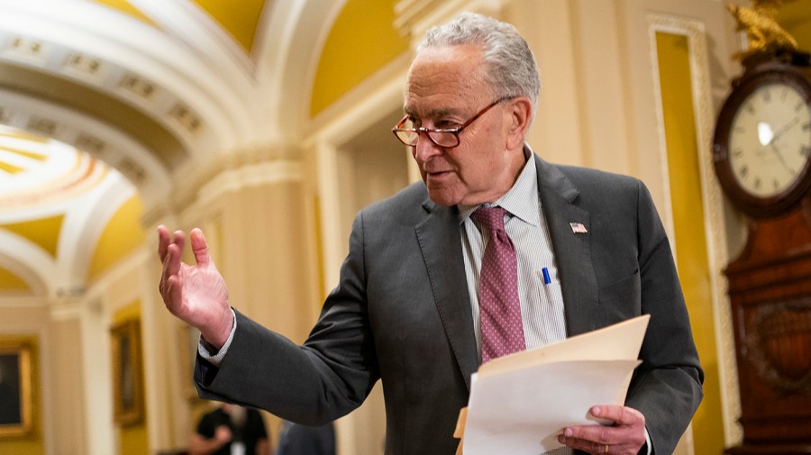 Majority Leader Chuck Schumer (D-N.Y.)