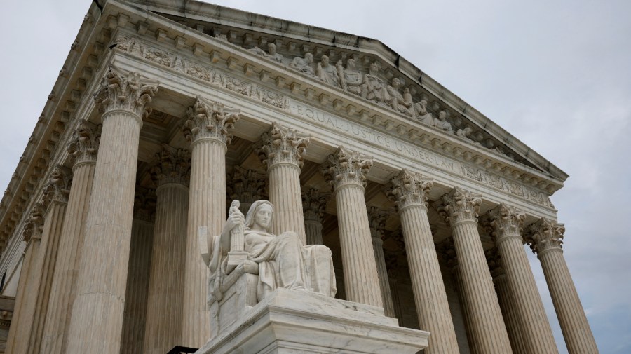 The U.S. Supreme Court is pictures on July 30, 2024 in Washington, DC. President Biden is calling for Supreme Court reforms including term limits for the Justices, a binding code of ethics for the court and is calling on lawmakers to pass legislation limiting presidential immunity. (Photo by Kevin Dietsch/Getty Images)